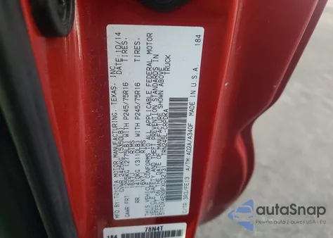 2015 Toyota Tacoma Access Cab from USA, damaged, VIN 5TFUX4EN9FX032731